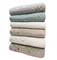  Полотенце велюр-махра 7185