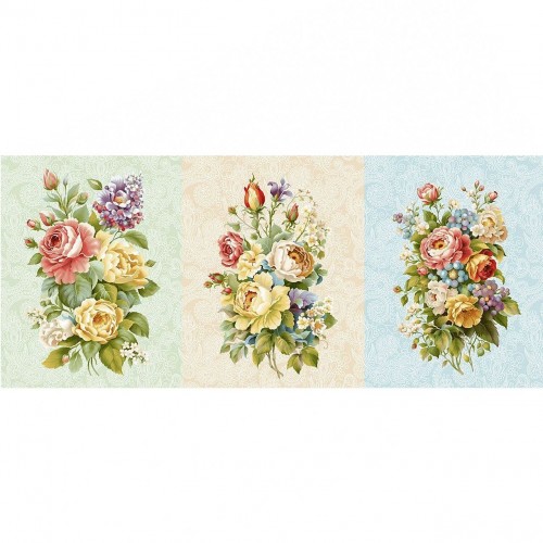 Набор полотенец рогожка Купон 50х63 см в коробке 3 штуки 13491-1 ад