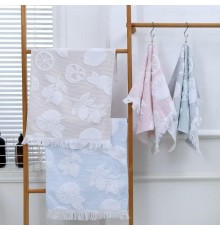 Набор полотенец хлопок-махра  Z418 ручных 2 штуки 