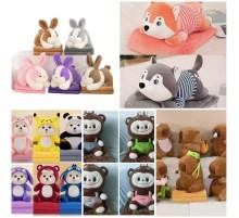 Плед-сумка велсофт детский B-W30