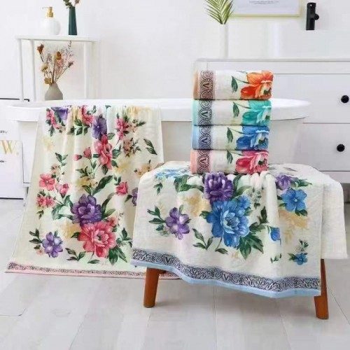 Полотенце велюр-махра  834-835