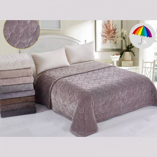 Покрывало велюровое   8085455 в ассортименте