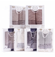 Набор полотенец махровых 1506483 1505483 в коробке Б+Л