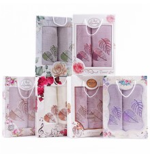 Набор полотенец махровых В-9199 в коробке Б+Л