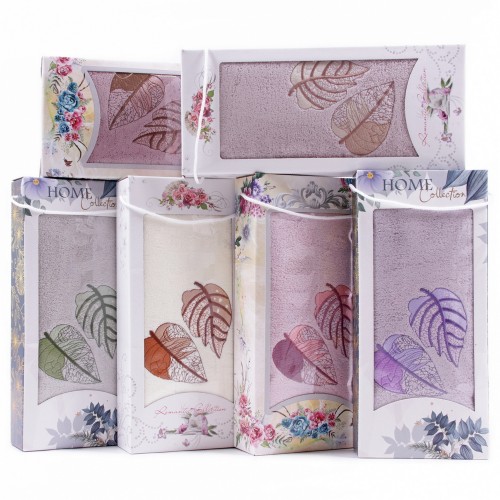 Набор полотенца махрового В-9199 в коробке Б