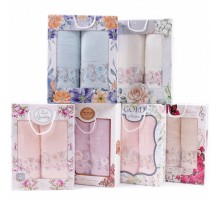 Набор полотенец махровых В-9201 в коробке Б+Л