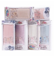 Набор полотенца махрового В-9201 в коробке Б