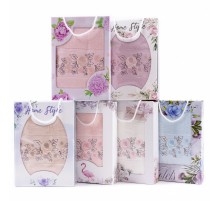 Набор махровых полотенец В-9201 в коробке Л