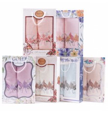 Набор полотенец махровых В-9196 в коробке Б+Л