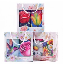 Набор полотенец  микрофибра ВМ022 в сумочке Р+Р