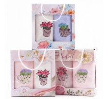 Набор полотенец микрофибра  668-153 в сумочке МР+МР