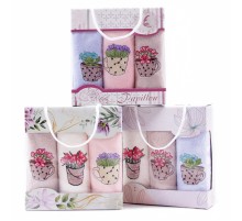 Набор полотенец микрофибра  668-153 в сумочке МР+МР+МР