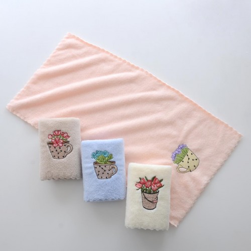 Набор полотенец микрофибра  668-153 в сумочке МР+МР+МР