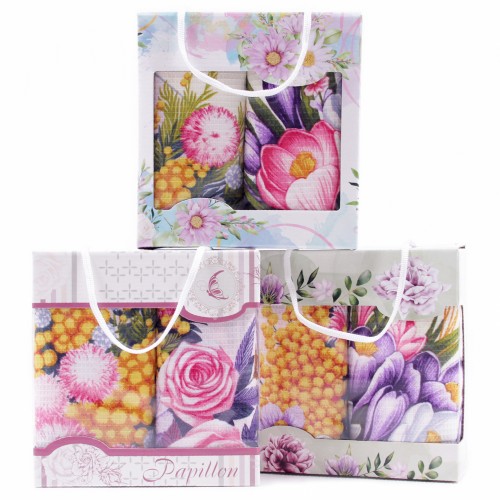 Набор вафельных полотенец Купон 50х63 см 2 штуки в сумочке 13352-1 мк