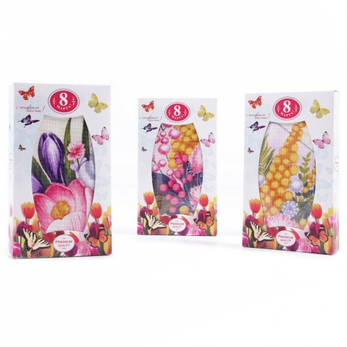 Вафельное полотенце Купон 50х63 см 1 штука в коробке шоколадке 13352-1 мк