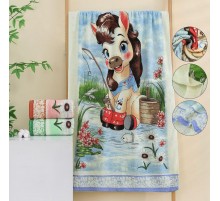 Полотенце велюр-махра  В468 Х468