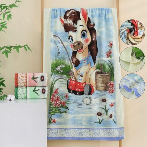 Полотенце велюр-махра  В468 Х468