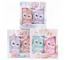 Набор полотенец велюр-махра 846 в сумочке МР+МР