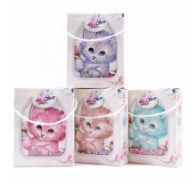 Набор полотенец велюр-махра 846 в сумочке МР