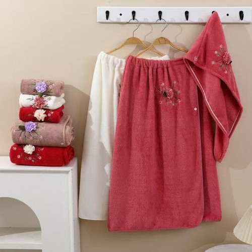 Набор 2-х предметный сауна микрофибра женская + чалма  16015  в ассортименте в Иваново