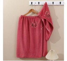 Набор 2-х предметный сауна микрофибра женская + чалма  16015 №3