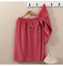 Набор 2-х предметный сауна микрофибра женская + чалма  16015 №3