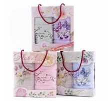 Набор махровых полотенец  9191 в сумочке Р+Р