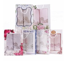 Набор полотенец махровых 22006563 22005563 в коробке Б+Л