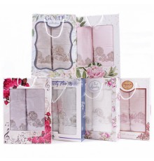 Набор полотенец махровых 22006563 22005563 в коробке Б+Л