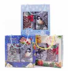 Набор полотенец рогожка Купон 50х63 см в коробке 2 штуки 13409-1 ад