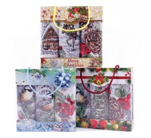 Набор полотенец рогожка Купон 50х63 см 3 штуки в сумочке 13409-1 ад