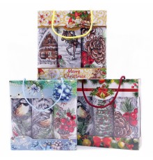 Набор полотенец рогожка Купон 50х63 см 3 штуки в сумочке 13409-1 ад