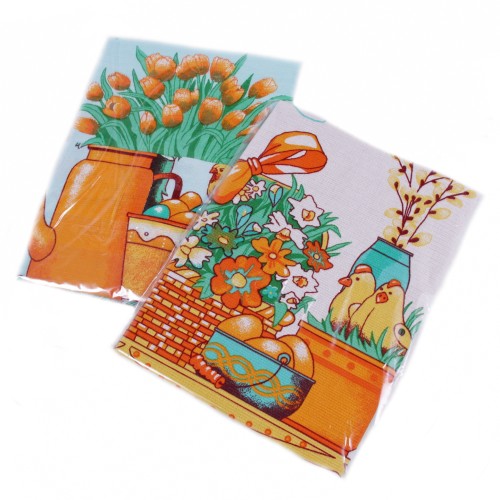 Набор вафельных полотенец Купон 50х63 см 3 штуки в пакете 905-3П рд из Иваново