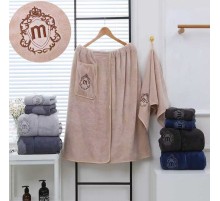 Набор полотенце сауна микрофибра мужская + полотенце 7540285 в ассортименте