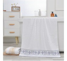 Полотенце махровое Крестильное  6806392 золото, серебро