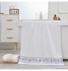 Полотенце махровое Крестильное  6806392 золото, серебро