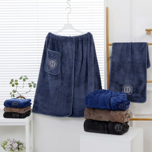 Набор полотенце сауна микрофибра мужская + полотенце 7540236 №3 из Иваново