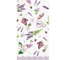 Полотенце из рогожки 40х75 см 813-1П рд