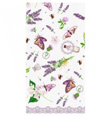 Полотенце из рогожки 40х75 см 813-1П рд