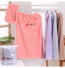 Набор 2-х предметный сауна микрофибра женская + чалма  2840038  в ассортименте