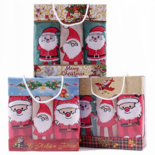 Набор полотенец микрофибра 10041098 в сумочке Р+Р+Р из Иваново