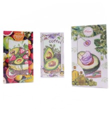 Набор салфеток из микрофибры 18615909 в шоколадке С+С 