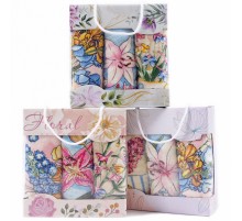 Набор махровых полотенец  6811391 в сумочке Р+Р+Р