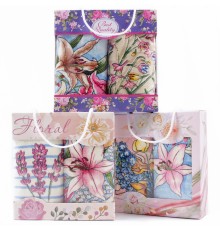 Набор махровых полотенец  6811391 в сумочке Р+Р