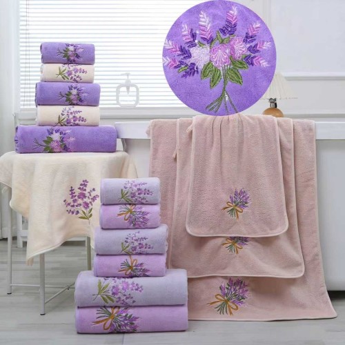 Набор полотенец из микрофибры 7506277 7505277 в коробке Б из Иваново