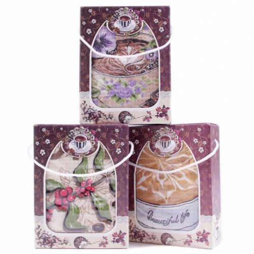 Набор полотенца  хлопок 2211547 в коробке Р из Иваново