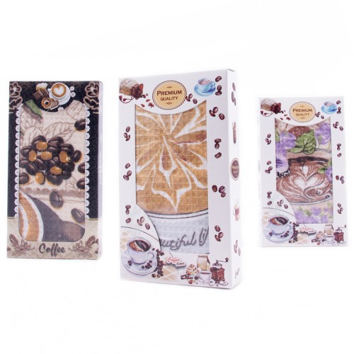 Набор полотенца  хлопок 2211547 в шоколадке Р из Иваново