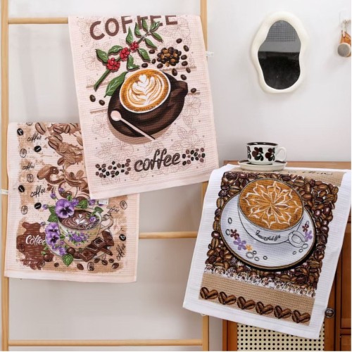 Набор полотенца  хлопок 2211547 в шоколадке Р из Иваново