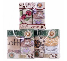 Набор полотенец  хлопок 2211547 в сумочке Р+Р