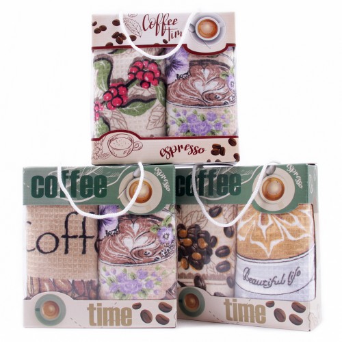 Набор полотенец  хлопок 2211547 в сумочке Р+Р из Иваново